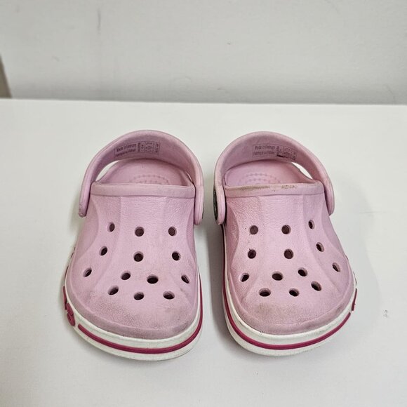 Cute Pink Crocs Size 4 - Picture 2 of 4